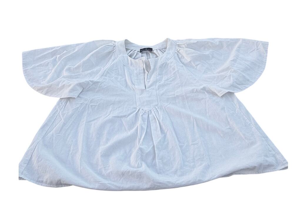 Pomander Place Tuckernuck 100% Cotton Blouse - Size XXL- Off White